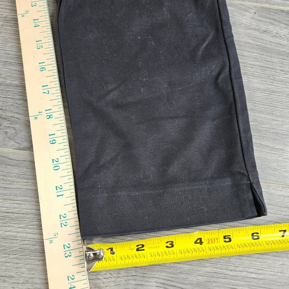 Chicos Fabulously Slimming Black Crop Pants Womens Size 0 S/4 - Picture 9 of 11